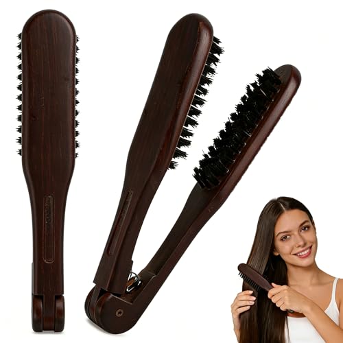 Cepillo alisador dual de madera antielectrostático miniatura 1