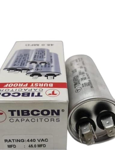 Image of TAQA 45+6 MFD 440V Tibcon Capacitor for Air Conditioner (Split & Window Air Conditioners) 1 Ton & 1.5 Ton & 2 Ton Air Conditioner
