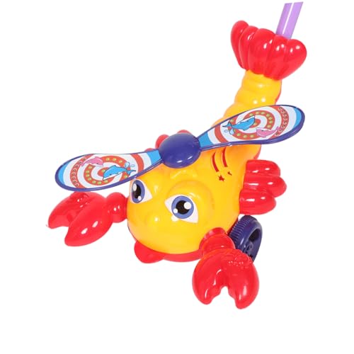 ifundom Cartoon Lobster Push and Pull Walking Toy for Toddlers Developmental Toy Balance and Coordination for Boys and Girls Random Color - Thumbnail 3