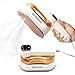 Vaporizzatore portatile e ferro da stiro 2 in 1 per vestiti, 1200 W, design portatile e utile con vapore penetrante e pannello di calore in ceramica, riscaldamento rapido, leggero, oggetti essenziali immagine