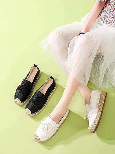 2021 Nieuwe vrouw Flats Schoenen Klassieke Nation Tradition Borduur Hennep Schoenen Katoenen Stro Visser Espadrilles… - Image 6