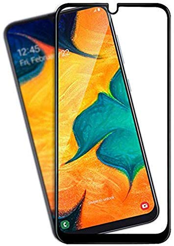 Image of Tempered Glass Screen Protector Compatible For Samsung A20s Full Screen Coverage (Except Edge to Edge) and Free Complete Easy Installation kit.
