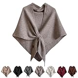 【Design élégant】Les châles et écharpes pour femmes présentent un design noué, qui peut être noué sur la poitrine ou drapé ouvert sur les épaules. De taille généreuse pour s'enrouler autour de vos épaules ou de votre cou, cette écharpe triangulaire chaude d'hiver pour femmes offre une protection supplémentaire contre le froid et le vent, idéale pour les voyages, le port quotidien ou pour se détendre à l'intérieur