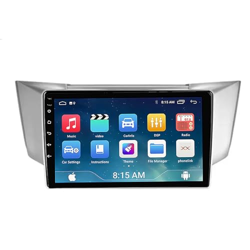 Autoradio Bluetooth Android 13 écran tactile compatible Lexus RX350 RX400H navigation - 2