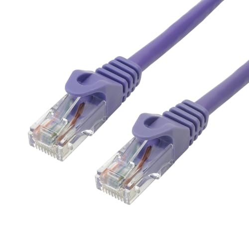 ホーリック LANケーブル UTP カテゴリー6A 50cm パープル LC05-510RB（Amazon）