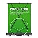 Elgato Green Screen - Collapsible Chroma Key Backdrop, Wrinkle-Resistant Fabric and Ultra-Quick Setup for background removal for Streaming, Video Conferencing, on Instagram, TikTok, Zoom, Teams, OBS