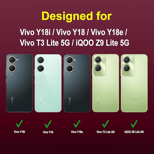 Image of amazon basics Back Case Cover for Vivo Y18i | Compatible for Vivo Y18i Back Case Cover | Liquid Silicon Magic Case with Camera Protection | Plum