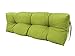 Cojines de Palets Sofá para Palets Almohada Decorativa Cojin para Jardín cojin para Muebles Exterior Interior Acolchado (Respaldo 120x40. Verde)