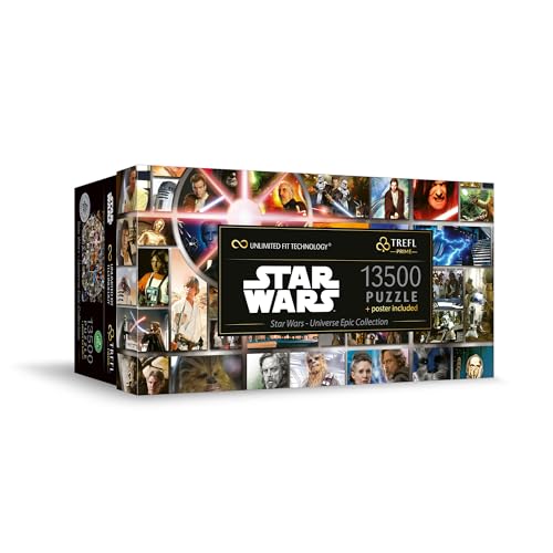 Trefl Prime - Puzzle UFT: Star Wars, Universe Epic Collection - 13500 Elemente, Großes Spiel, Dickster Karton, für Erwachsene und Kinder ab 12 Jahren
