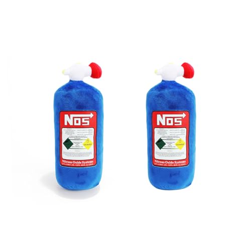 hrabykt Car Neck Pillow NOS Pillow Bottle Car Headrest Pillow Soft Plush Neck Support Cushion for Driving, Office,Home,Party Decorations(11 inch 2 Pack)