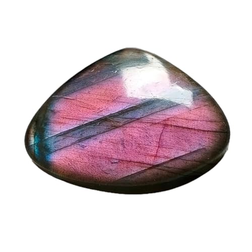 Gemme de labradorite violette véritable 24x30x6mm pour haute joaillerie