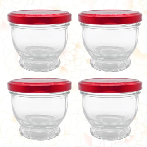 Vasos de vidrio para yogur ideales para organizar mesas de postre en fiestas 6