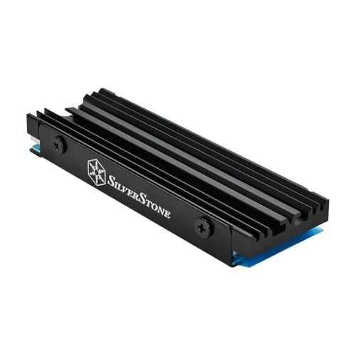 Image of SilverStone Technology TP07 Ultra Slim-Profile Aluminum Alloy M.2 SSD Cooling kit, SST-TP07B