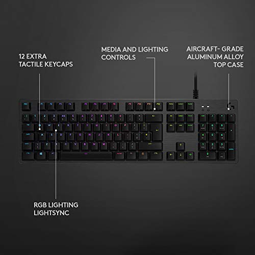Logitech G512 mechanische Gaming-Tastatur – Ansicht 2