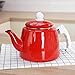 PINGS 2L émaillé Bouilloire cafetière cafetière mijoteuse ménage épaissir Bouteille d'eau, Rouge