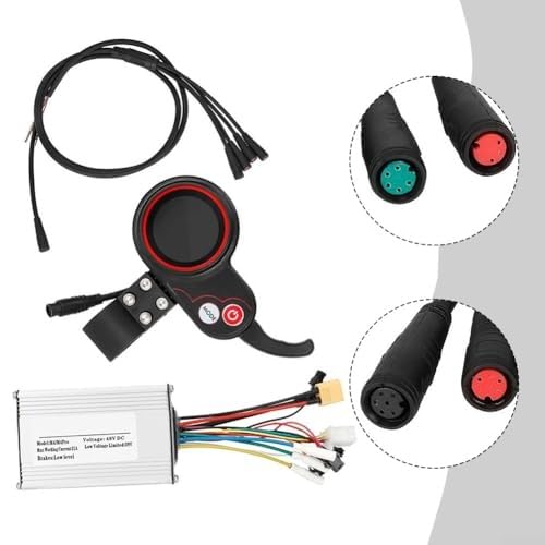 Ensemble de contrôleur à six broches 21 A 48 V CC, for scooter électrique Kukirin Pro, comprend un instrument d'affichage à six broches, une ligne de connexion et un contrôleur module de contr