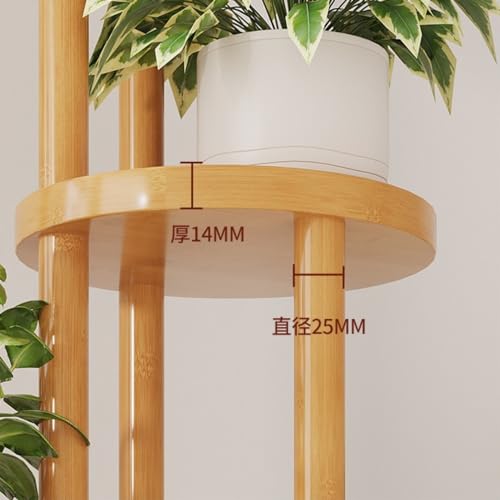 Support à plantes en bambou haut porte-pots gain de place