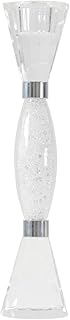 Rhinestone Crystal-Filled Candlestick Holder Hotel Quality Candle Sticks for Holiday Christmas Dinner Candlelight Dinner Date Party Perfect for Minimalist Scandinavian Rustic Industrial Decoration