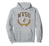 West Virginia State Yellow Jackets Victory Vintage Gray Pullover Hoodie