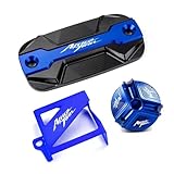 Kompatibel mit Africa Twin 1100 1000 CRF1100L CRF1000L Motorrad-Zubehör Bremsflüssigkeitsbehälterabdeckung Motoröl CRF 1100 L(3 pcs-blau)