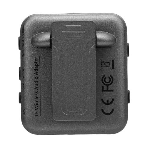 Receptor Transmisor FILFEEL con Pantalla LED – Adaptador para Aula, Compatible LE, 100 m, Modos BISCISRX, Micrófono ENC, Diseño Portátil con Clip miniatura 7