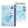 Torriden DIVE IN Hyaluronic Acid Facial Mask (10 sheets) | Deep Hydration Korean Face Sheet Mask | Panthenol & Allantoin | Korean Skincare Mask