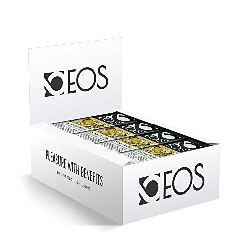 EOS - Barritas Veganas Sin Azúcar con Semillas, Frutos Secos y Espirulina 12 uds x 25 g - Sin gluten Cover