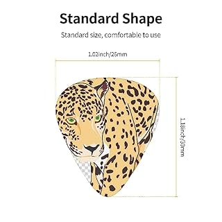 Médiator de guitare Wild Cheetah 12 médiators tendance et durables dans une boîte pour ukulélé guitare électrique basse - Les Beatles, Paul McCartney, John Lennon, RIngo Starr, George Harrison Médiator de guitare Wild Cheetah 12 médiators tendance et durables dans une boîte pour ukulélé guitare électrique basse – Image 4