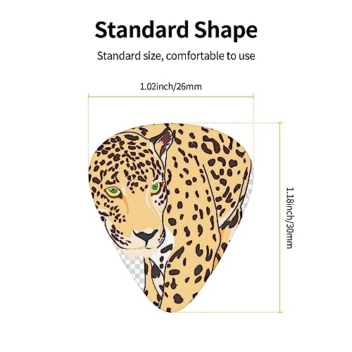 Médiator de guitare Wild Cheetah 12 médiators tendance et durables dans une boîte pour ukulélé guitare électrique basse - Les Beatles, Paul McCartney, John Lennon, RIngo Starr, George Harrison Médiator de guitare Wild Cheetah 12 médiators tendance et durables dans une boîte pour ukulélé guitare électrique basse – Image 5