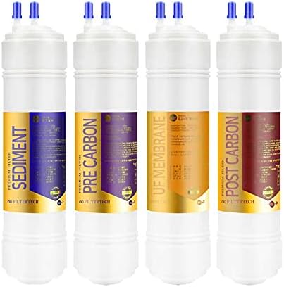 4EA Premium Replacement Water Filter Set for Winix : WNP-800/ WNP-705/ WNP-700NW/ WNP-700/ WNP-310U - 1 micron