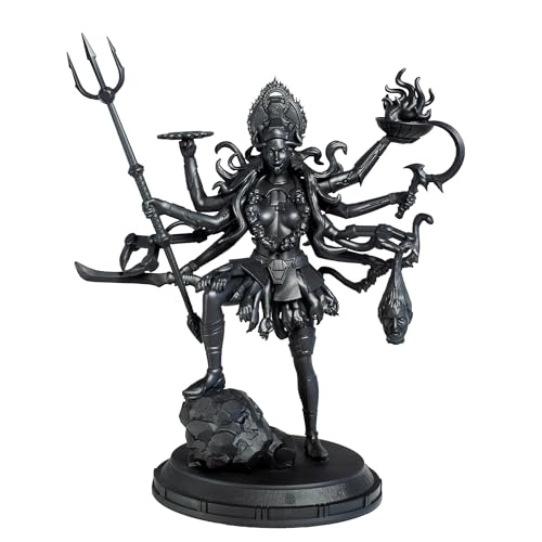Statue of Kali - goddess of time and death and symbol of Mother Nature (black)