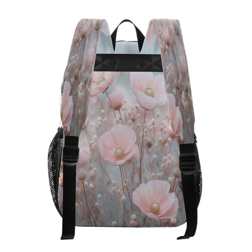 Floral Landscapes Clear Backpack - Stadium Approved Large 15.7-inch Waterproof Transparent Bag for Sports, Concerts, Work, Travel#733