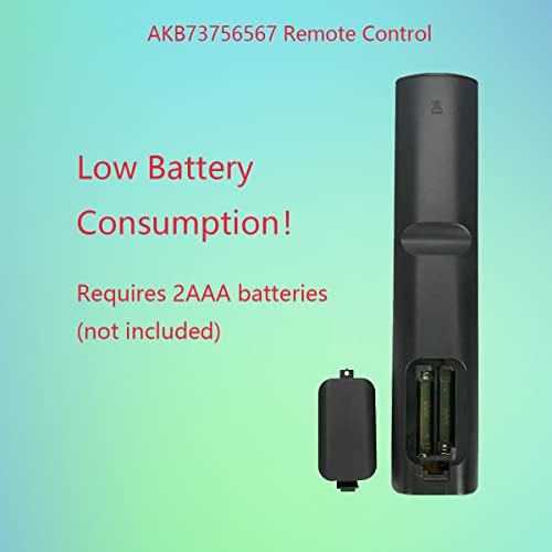 Télécommande AKB73756567 pour remplacer un boîtier LG cassé ou perdu