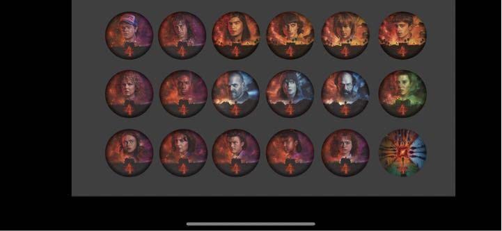 激レア！未使用ストレンジャーシングストレーディング缶マグネットフルコンプ10種A 激レア！未使用ストレンジャーシングス トレーディング缶マグネット