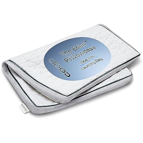 Coop Home Goods Eden Cool Pillow Cover, Queen - Pillow Case for Memory Foam Pillows - Breathable Ultra Soft Fabric Pillow Covers from Polyester/Rayon Cover