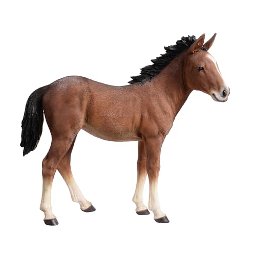 Estatua caballo HI-LINE resistente para jardín miniatura 5