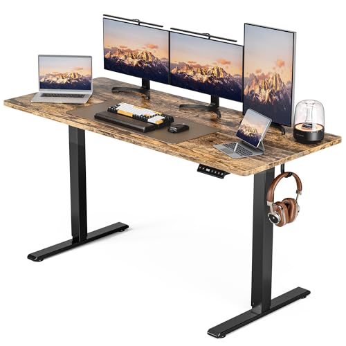昇降式スタンディングデスク Amazon | FEZIBO電動昇降式デスク スタンディングデスク 幅100cm