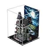 Matériau acrylique haute transparence : vitrine en acrylique pour Lego 10228 Maison hantée uniquement. Fabriquée en acrylique transparent de haute qualité avec une excellente résistance aux chocs et une haute transparence, cette boîte de présentation offre une excellente protection pour votre collection contre la poussière, l'humidité et les dommages tout en assurant une parfaite protection