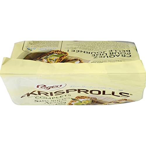 PAIN COMPLETS SANS SUCRES AJOUTÉS 425G, KRISPROLLS, LOT DE 4