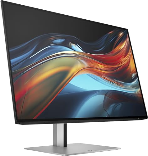 HP Serie 7 Pro 24-Zoll-WUXGA-USB-C-Monitor ? 724pu - 61 cm (24") - 1920 x 1200 Pixel - WUXGA - Schwarz - Silber (8Y2F7AA#ABB)