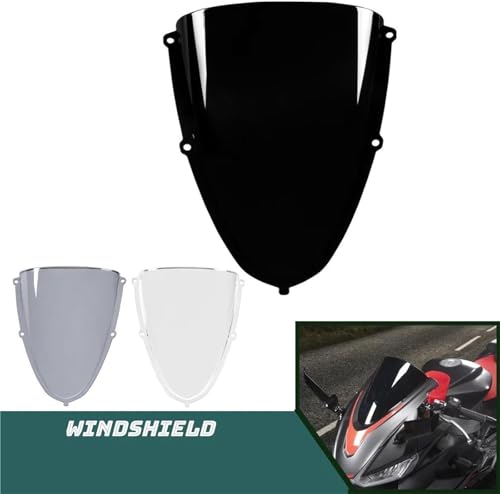 Pare-brise RS660 de moto transparent finition haute résistance