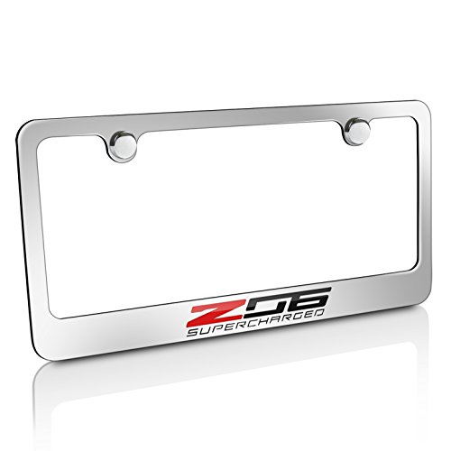 Chevrolet Corvette C7 Z06 Chrom Kennzeichenhalter