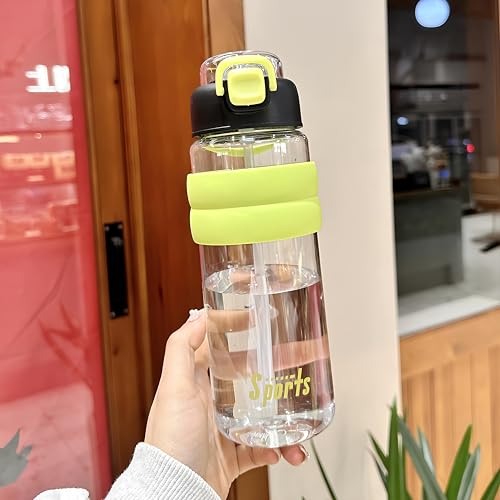 Image of THE VENTI SHOTAY Classic Unbreakable Water Bottle with Sipper BPA Free, Leak-Proof Water Bottle Ideal for Office, Sports, School, Gym (750ML-Cyan White)