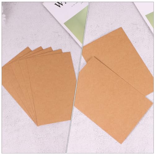 Papier kraft cartonné en lot de 200 cartes vierges - 3