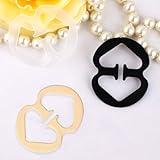 FveVqe 12Pcs Bra Strap Clips, 8-Shaped Bra Clips for Racer Back, 3 Colors Racer Back Bra Clip & Bra Strap Holder, Anti-Slip Buckles to Conceal Straps, Soft Elastic Fits All Cups (multicolour) - Image 6