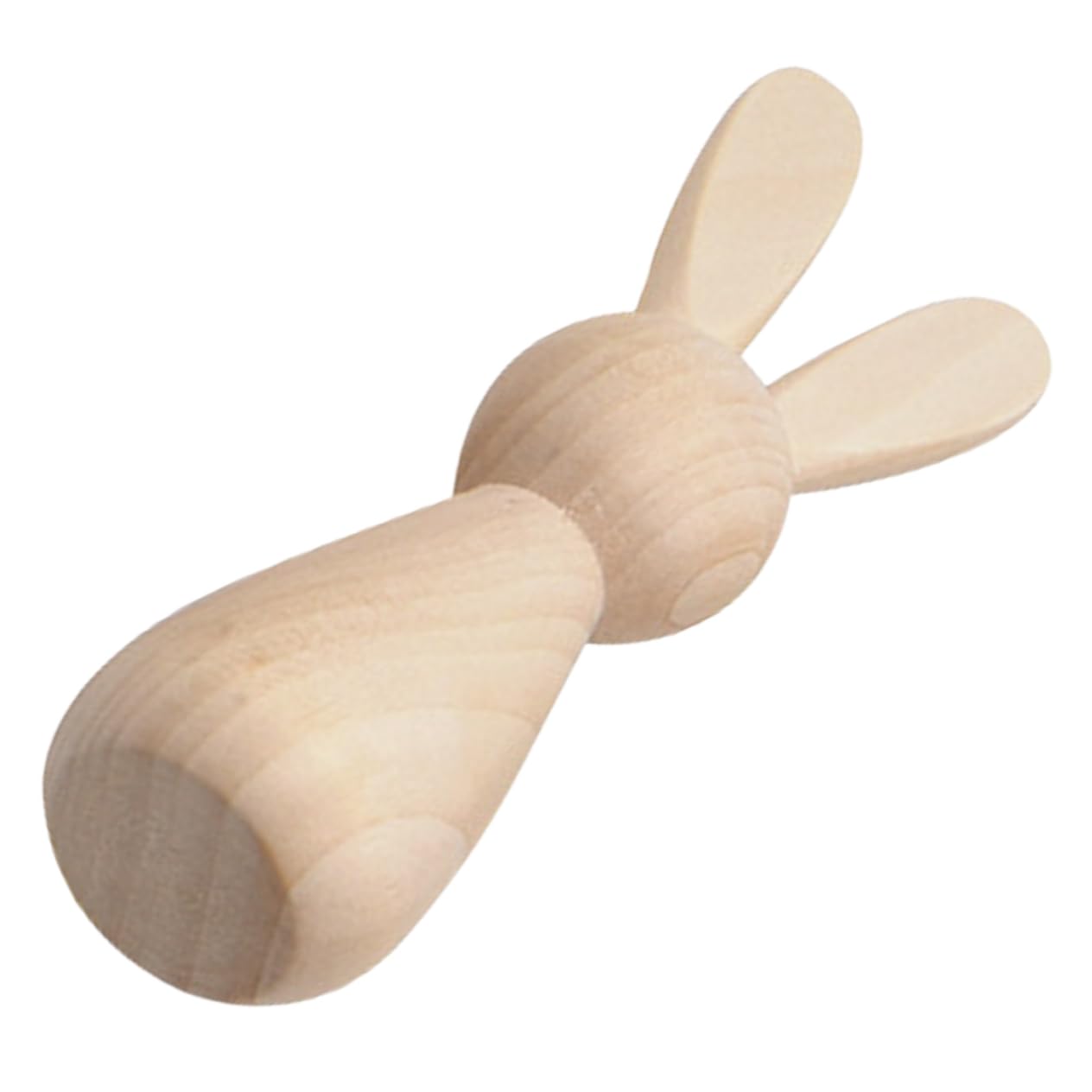 10 Stuks Onvoltooide Houten Konijn Pop Figuur Ongeverfde Peg Dolls Diy Lege Houten Bunny Marionet Ambachtelijke Kunst Pasen Decoratie