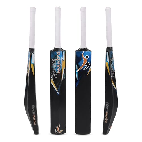 Fitness Mantra® Heavy Plastic Tennis Cricket Bat for Men, Women &...