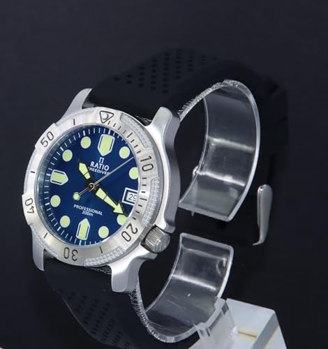 Image of RATIO FreeDiver Professional Dive Watch Sapphire Crystal Quartz Diver Watch 200M Water Resistant Diving Watch for Men