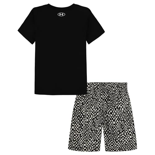Image of Under Armour Boys 2-piece Short Sleeve Graphic T-Shirt and Shorts Set, Lightweight & Breathable