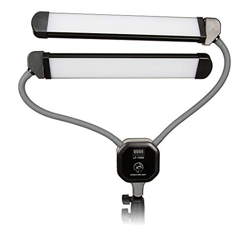 Fotodiox Selfie Starlite Stix Vlog Light Kit com tripé - 2X 11in LED bicolor regulável para retrato,